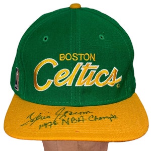 90's Boston Celtics Sports Specialties Wool 2 Tone Script NBA