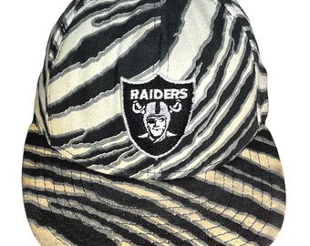 Vintage 1990's Oakland Raiders AJD Zubaz Brand NFL Football