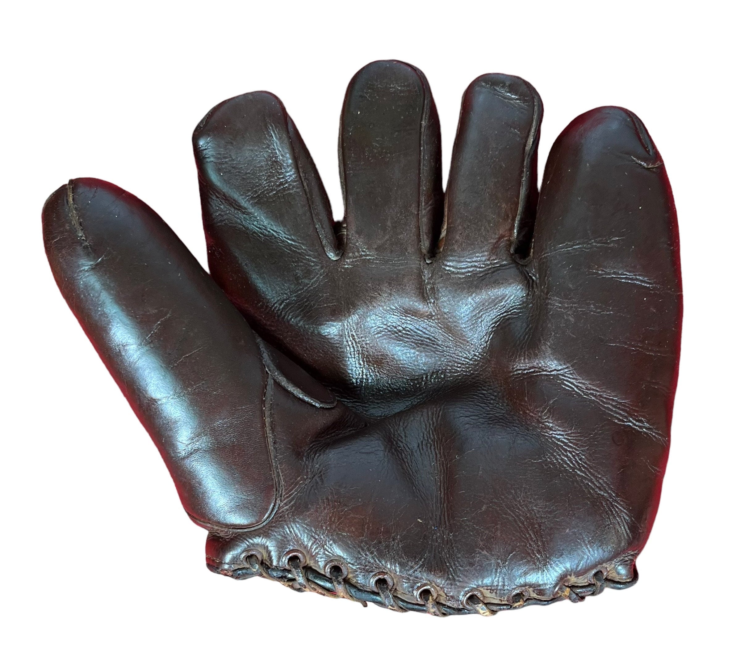 Vintage 1940's Jeff Cross Player Model Nokona Brand Baseball Glove