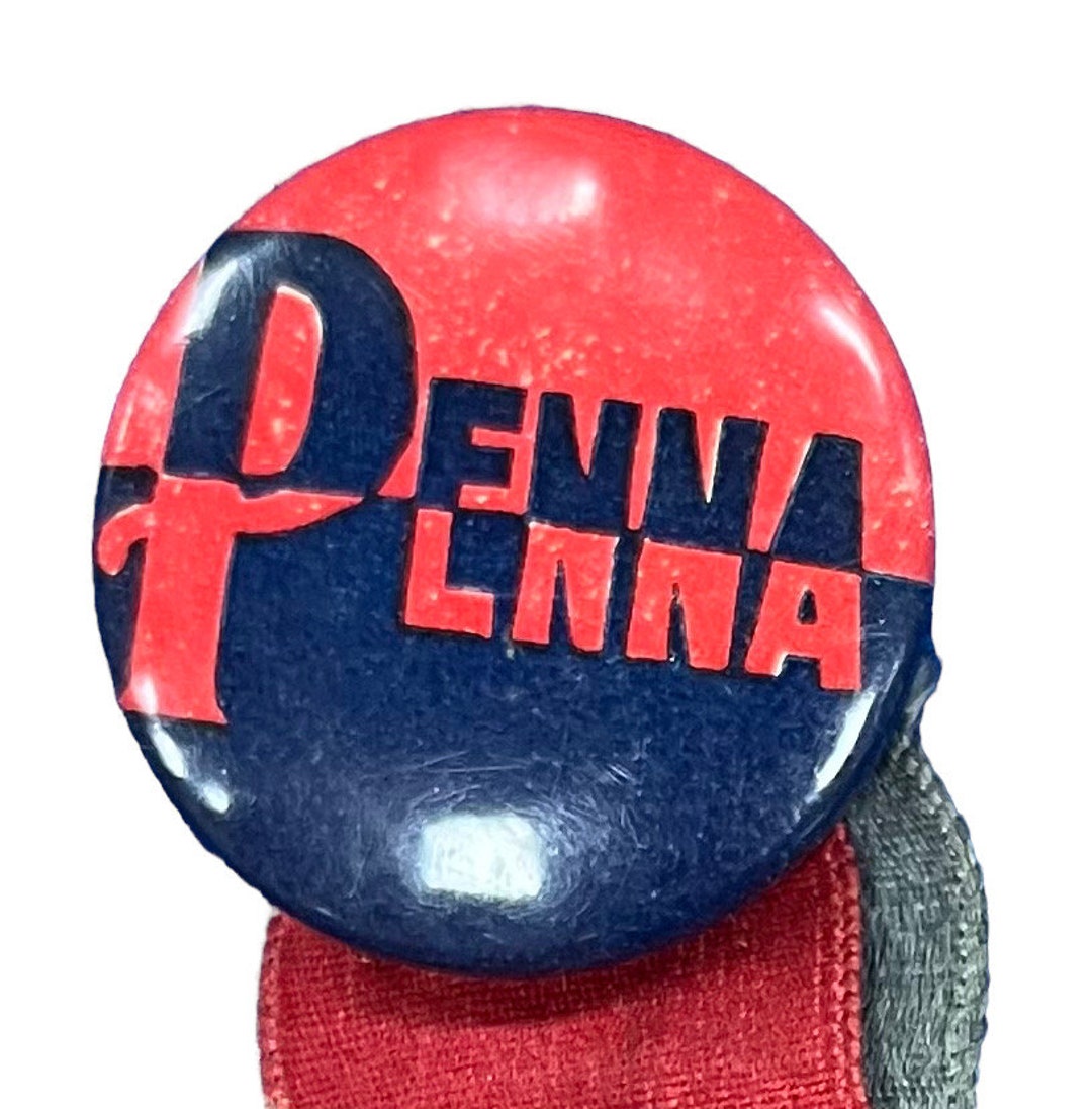 Ancien bouton épinglette permis de pêche Pennsylvanie 1955