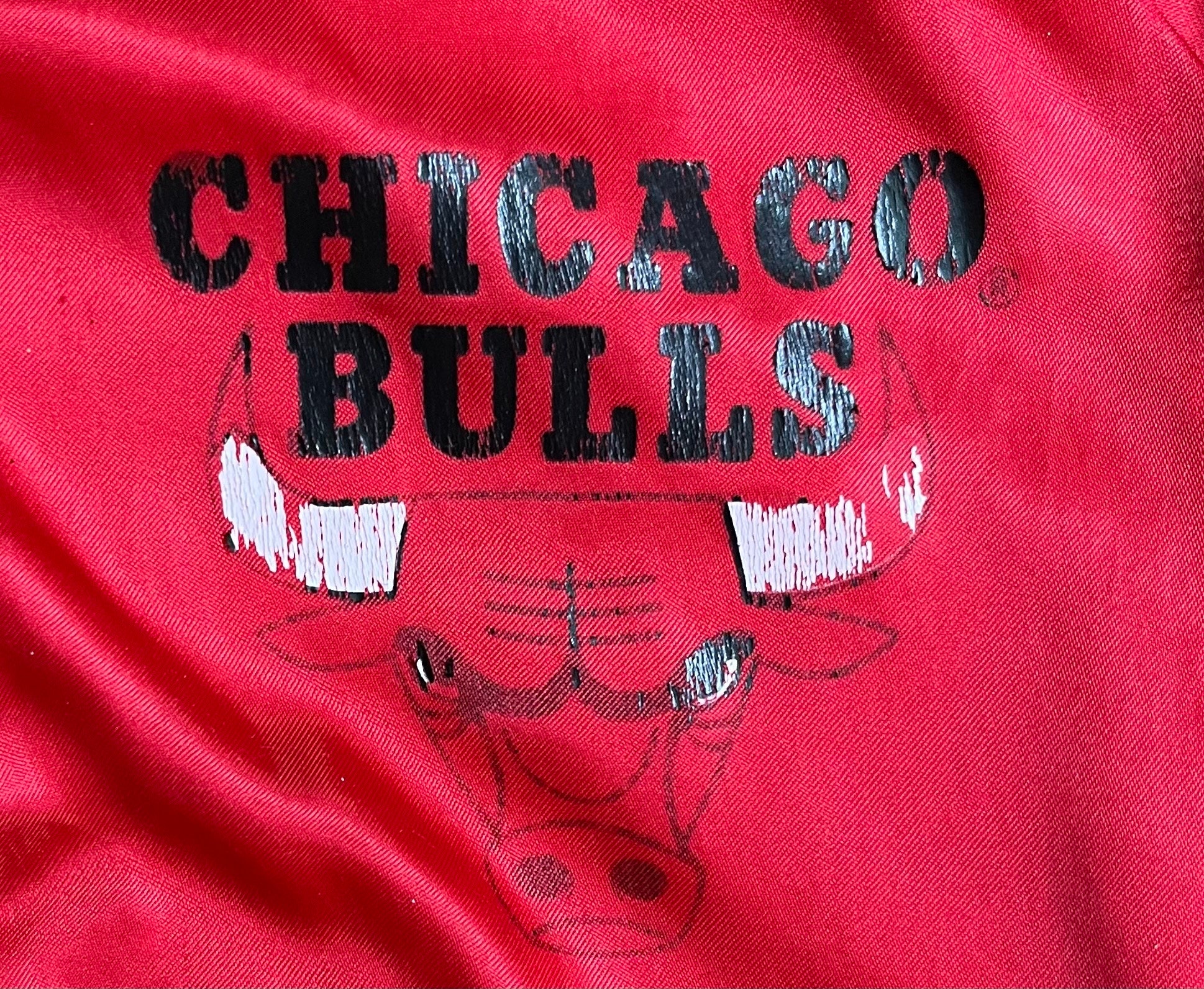 Vintage 1990's Chicago Bulls Chalk Line Vintage 1990's Chicago Bulls Chalk Line