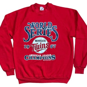 90s Minnesota Twins Twice World Series Sweatshirt - Men's Large – Flying  Apple Vintage