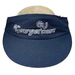 Vintage 90s Georgetown Hoyas Sports Specialties Visor Hat - Etsy