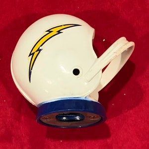 Vintage 1960&#39;s San Diego Chargers AFL Metal Football Helmet Bottle Opener - Early Los Angeles Chargers Memorabilia