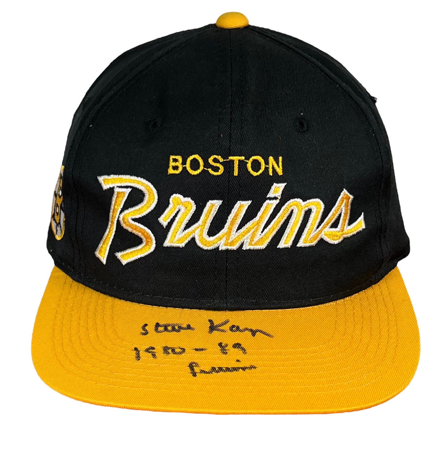 Vintage Boston Bruins NHL Starter Snapback Hat RARE OG Cap ! Black