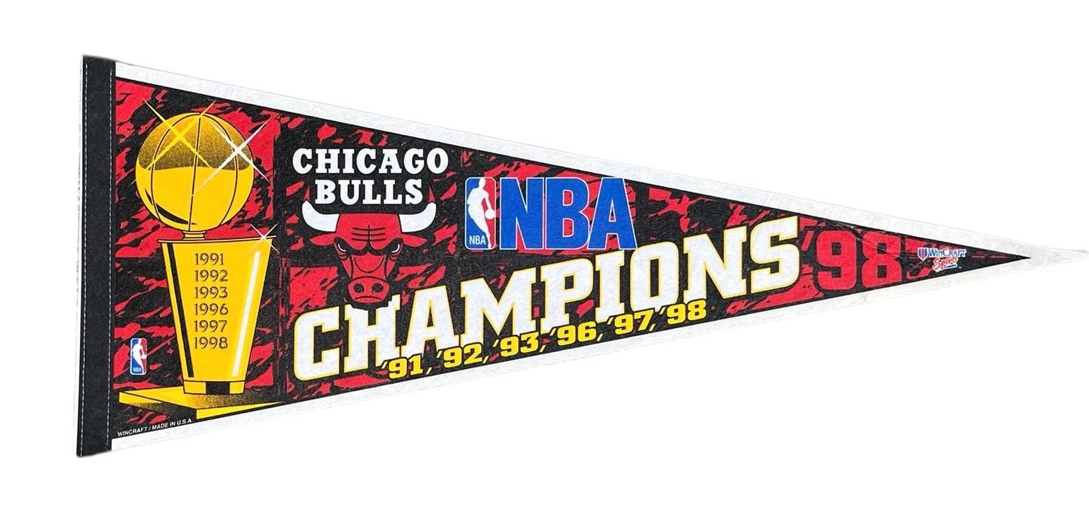 Vintage 1998 Chicago Bulls 6 Time Champions NBA Basketball Full