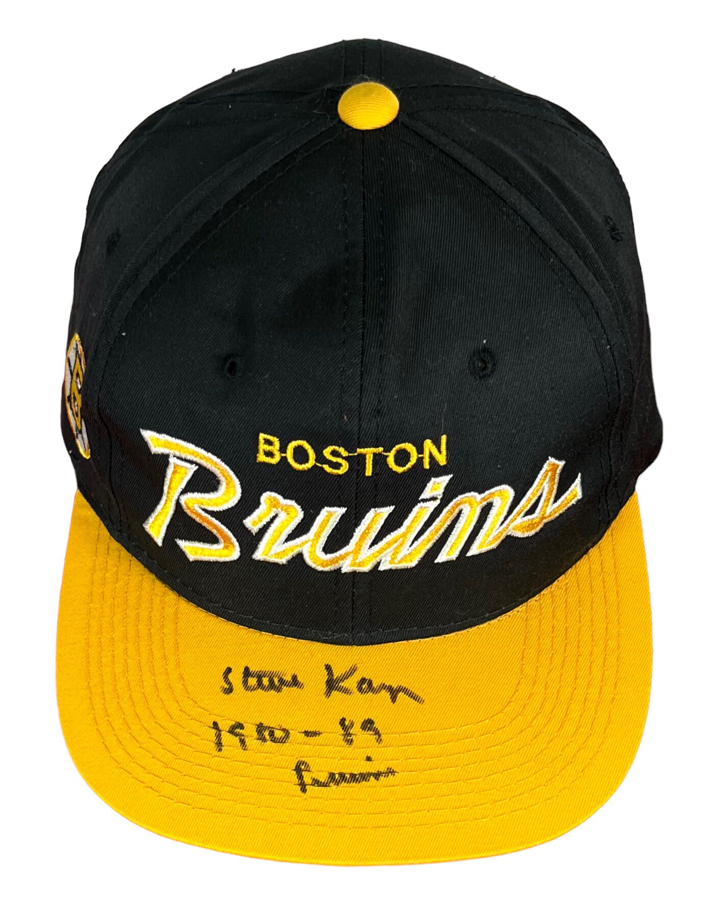 90's Boston Bruins Sports Specialties 2 Tone Twill NHL Snapback