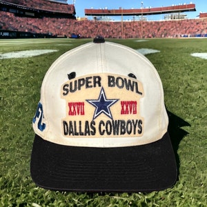 Vintage 1992 Dallas Cowboys Super Bowl XXVII Snapback NFL Football Cap Hat