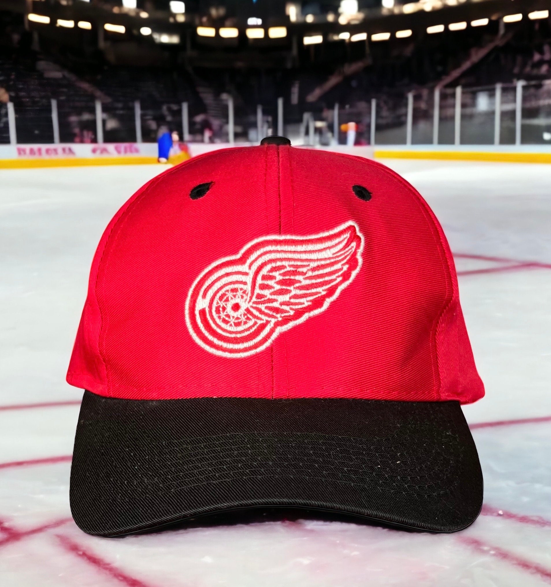 Mitchell and Ness NHL Team Pin Snapback Detroit Red Wings Red