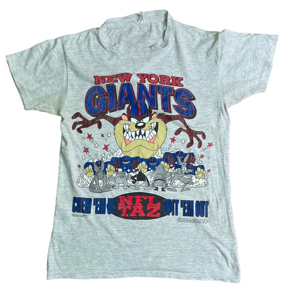 Vintage 1992 New York Giants Taz Tasmanian Devil Single Vintage 1992 New York Giants Taz Tasmanian Devil Single