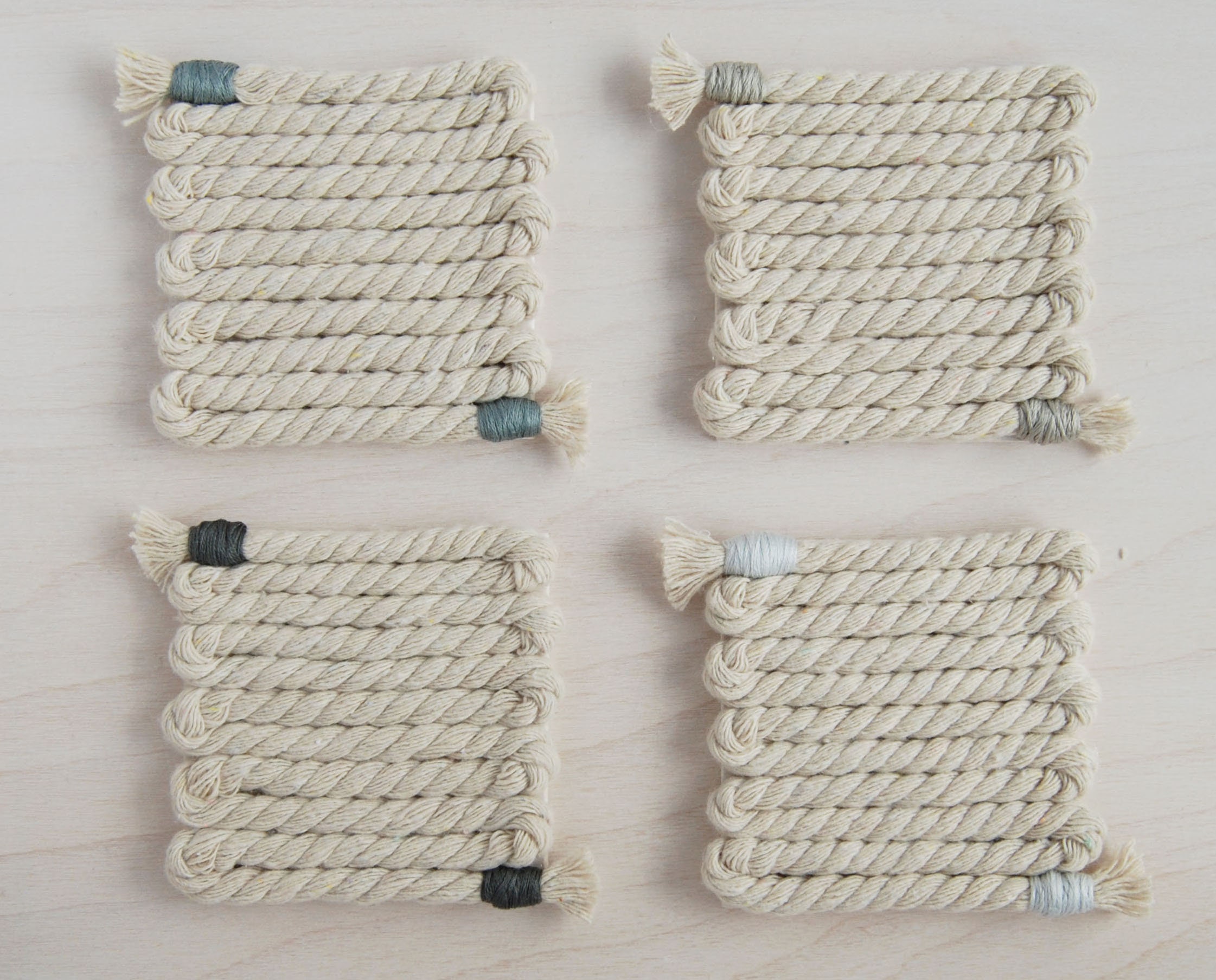 Gray Tassel Coaster DIY Craft Kit Craft Night Kit Ladies Etsy