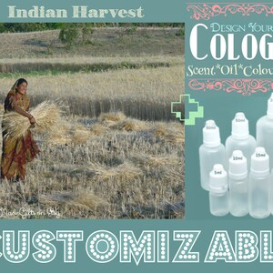 Cologne  - Indian Harvest - Aromatherapy Oil - Choose your Base