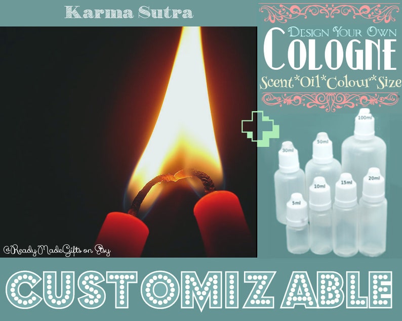 Karma Colonge Cologne - Karma Sutra - Aromatherapy Oil - Choose Your Base - Etsy Canada