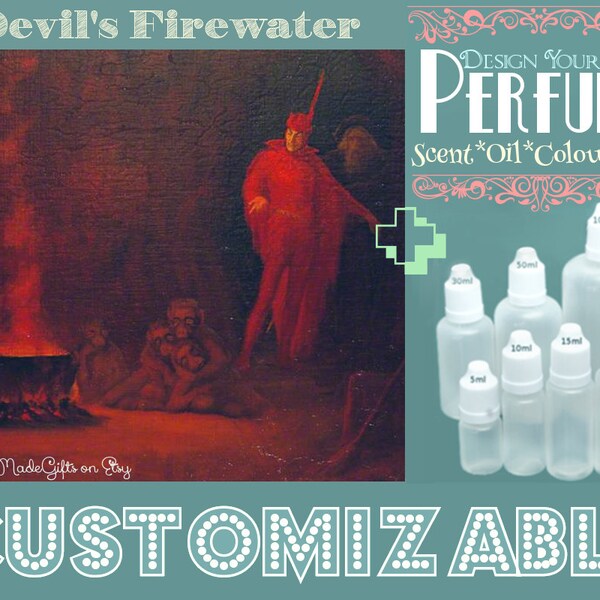 Perfume - Devil's Firewater - Aromatherapy Oil - Choose your Base