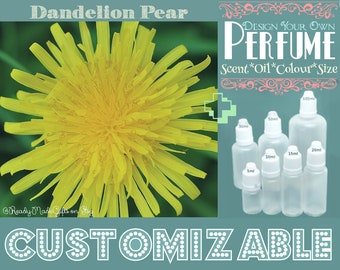 Perfume - Dandelion Pear - Aromatherapy Oil - Choose your Base