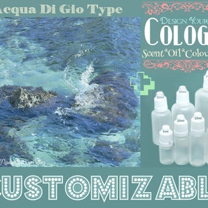 Cologne  - Acqua-Di-Gio-Type  - Aromatherapy Oil - Choose your Base