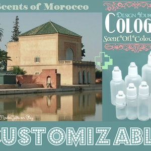 Cologne  - Scents of Morocco  - Aromatherapy Oil - Choose your Base