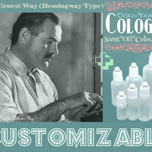 Cologne  - The Ernest Way (Hemingway Type) - Aromatherapy Oil - Choose your Base