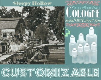 Cologne  - Sleepy Hollow - Aromatherapy Oil - Choose your Base