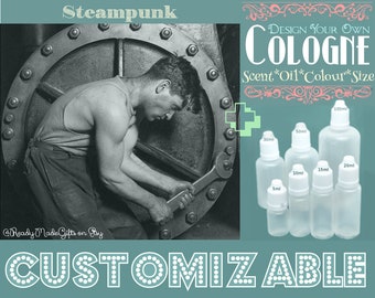 Cologne  - Steampunk - Aromatherapy Oil - Choose your Base