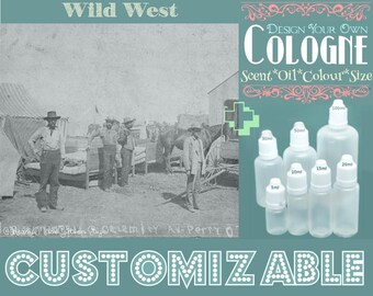 Cologne  - Wild West - Aromatherapy Oil - Choose your Base