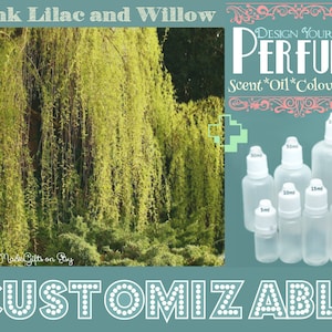 Perfume - Pink Lilac and Willow - Aromatherapy Oil - Choose your Base