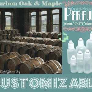 Perfume - Bourbon Oak & Maple - Aromatherapy Oil - Choose your Base