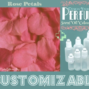 Perfume - Rose Petals - Aromatherapy Oil - Choose your Base
