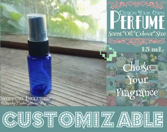 Perfume and Aromatherapy Eau de Parfum - 15ml Spray Perfumery Alcohol - Choose your Fragrance