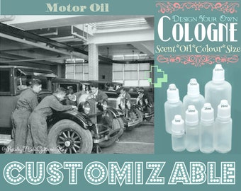 Cologne  - Motor Oil - Aromatherapy Oil - Choose your Base