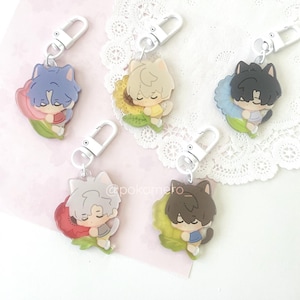 Love and Deepspace Kitty Flower Charms