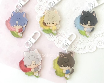 Love and Deepspace Kitty Flower Charms