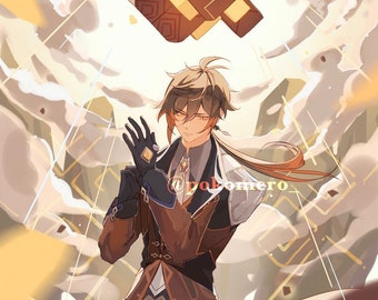 Zhongli Print 11x17" Poster READ INFO
