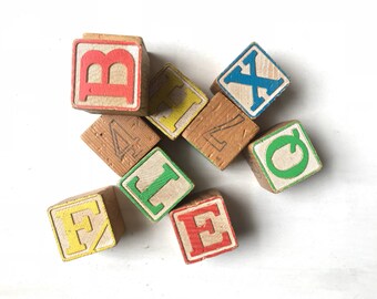 letter blocks etsy