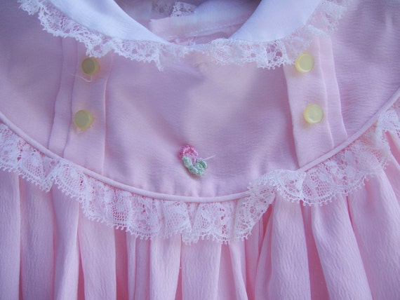 Baby Girl Dress, Light Pink Dress, Baby Girl Clot… - image 3