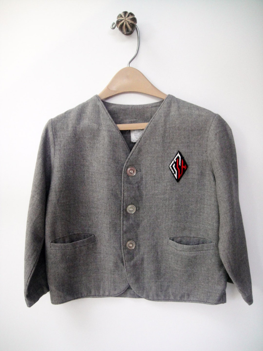 Vintage Boys Clothes Gray 3T Boy Outfit 1960s Toddler Etsy