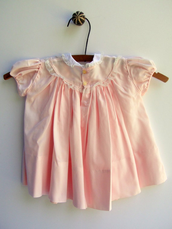 Baby Girl Dress, Light Pink Dress, Baby Girl Clot… - image 4