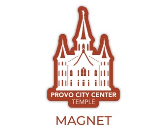 Provo City Center Temple Magnet, Provo Magnet, Provo Temple Magnet, LDS Magnet, Provo City Center Temple, LDS Temple Gift Ideas, LDS Gifts