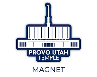Provo Utah Temple Magnet, Provo Magnet, Provo Temple Magnet, LDS Magnet, Provo Utah Temple, LDS Temple Gift Ideas, LDS Gifts, Provo Temple