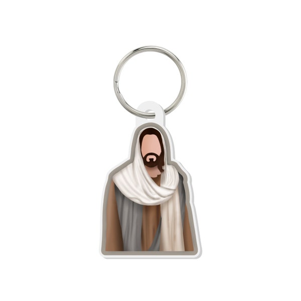 Christ Key Chain, Jesus Key Chain, Christian Key Chain, LDS Key Chain, LDS Youth Keychain, Relief Society Keychain, LDS gift, Faith keychain