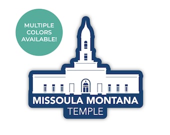 Missoula Montana Tempel Aufkleber, Missoula Montana Tempel, Missoula Montana Tempel Aufkleber, LDS Tempel Aufkleber, LDS Tempel Geschenk, LDS Geschenkidee