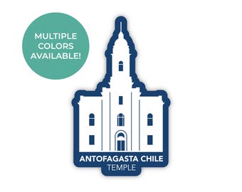 Antofagasta, Chili tempel sticker, Antofagasta, Chili tempel, Lds tempel stickers, Lds sticker, Antofagasta tempel, Chili missie cadeau