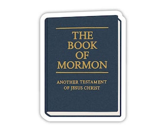 Mormons bok-klistermärke, LDS-klistermärke, LDS Mormons bok-klistermärke, LDS-presentidéer, LDS-ungdomspresent, Mormons bok-klistermärken i bulk