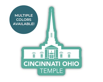 Cincinnati Ohio Tempel Aufkleber, Cincinnati Ohio Tempel, Ohio Tempel Aufkleber, LDS Tempelaufkleber, Lds Geschenkideen, Cincinnati Tempel Aufkleber