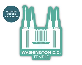 Washington DC Temple Sticker, Washington D.C. Temple, Lds Temple Stickers, Lds Temple Sticker, Lds Sticker, DC Temple sticker, DC Sticker