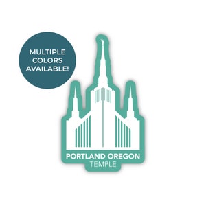 Portland Oregon Tempel Sticker, Portland Oregon Tempel, Oregon Tempel Sticker, LDS Tempel Stickers, lds geschenk, Portland Tempel sticker