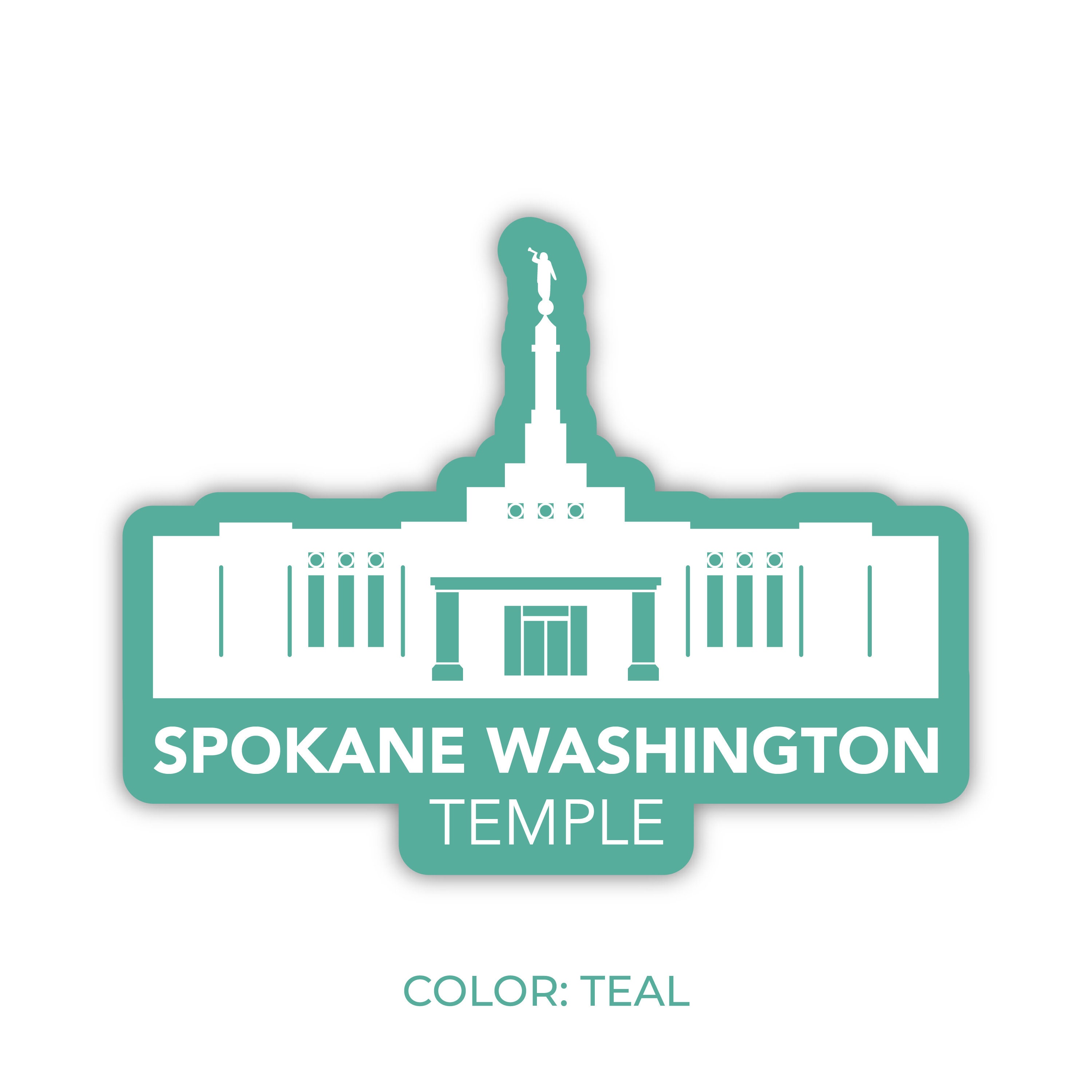 Spokane Sticker Spokane Washington Temple Sticker, Spokane Washington Temple, Spokane ...