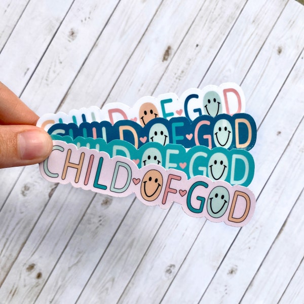 Child of God Sticker, Primary children stickers, young women stickers, lds stickers, lds primary gift, smiley face sticker