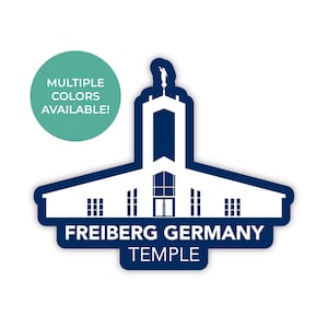 Freiberg Duitsland tempel sticker, Freiberg Duitsland tempel, Duitsland tempel sticker, LDS tempel stickers, Duitsland missie sticker, LDS stickers