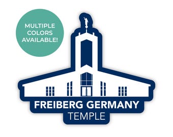 Freiberg Duitsland tempel sticker, Freiberg Duitsland tempel, Duitsland tempel sticker, LDS tempel stickers, Duitsland missie sticker, LDS stickers